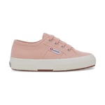 Superga Kids Unisex Childrens/Kids 2750 Jcot Leather Trainers (Blush Pink/Avorio) - Pink & White material_Synthetic - Size UK 12.5 Kids