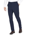 DKNY Men's Suit Dress Pants, Navy Solid, 32W x 32L