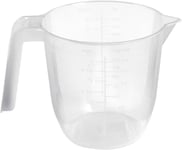 Wham Measuring Jug Plastic Kitchen Bar Polypropylene Measuring Jug Clear 1L