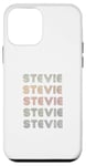 Coque pour iPhone 12 mini T-shirt Love Heart Stevie Style grunge/vintage noir Stevie