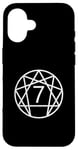 iPhone 16 ENNEAGRAM SYMBOL PERSONALITY TYPE 7 SEVEN ENTHUSIAST EPICURE Case