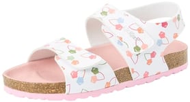 KICKERS SUMMERKRO Sandale, Blanc Cerise, 35 EU