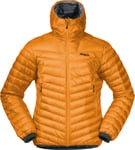 Bergans Men's Senja Down Light Jacket With Hood Golden Field/Husky Blue, S