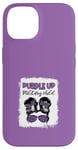 Coque pour iPhone 14 Purple Up Militaire Enfant Léopard Militaire Enfant