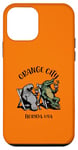 Coque pour iPhone 12 mini Orange City Florida USA Manaté et alligator