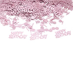 1 pakkaus Happy Birthday Confetti Rose Gold Letter -konfetti häihin-B02