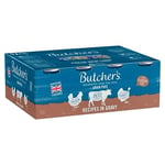 Butcher's Recipes Dog Food in Gravy Tins, 400 g, 12 Count