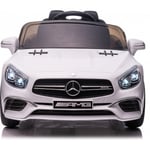 Mercedes Benz SL65 AMG elbil, vit