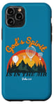 iPhone 11 Pro Christian Baptism, Bible Verse John 3:8 God’s Spirit Retro Case