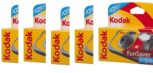 Kodak Fun Flash Disposable Camera (39 Exp) - 5 Pack