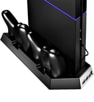 Support Refroidisseur Chargeur Compatible Avec Console Et Manette Sony Ps4 Originale (Première Version)