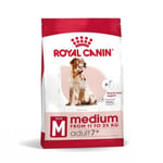 Royal Canin Medium Adult 7+ t&oslash;rrf&ocirc;r til hund (15 kg)