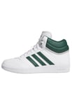 adidas Mixte Hoops 4.0 Mid Shoes Chaussures, FTWR White/Collegiate Green/Grey Two, 46 EU