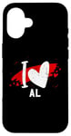 iPhone 16 I Love AL T-Shirt I Heart AL Case