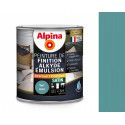 Peinture Laque de finition acrylique tous travaux décorations intérieurs extérieurs Vert aqua satin 0.5L ALPINA