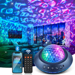 Lux Ocean Lampe 45 Modes D'Éclairage Lampe Led Ocean Galaxy Projector, 15 White Noise Lux Ocean Lampe, Haut-Parleur Hifi Bluetooth, Lampe Océan, Lampe Vagues D'Eau, Projecteur Ciel[VEI260089]