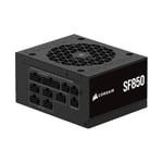 CORSAIR SF850 (2024) Fully Modular Low Noise 80 PLUS Platinum ATX Power Supply – ATX 3.1 Compliant – PCIe 5.1 Ready – SFX-to-ATX Bracket Included – Black