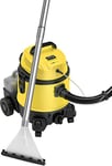 Aspirateur eau et poussiere sans sac - Aspirateur industriel - Aspirateur a cendres - Aspirateur travaux - Aspirateur de garage 1200 Watts - BSS 1309 jaune-noir Clatronic