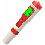 ZVD - Testeur de pH Numérique 4-en-1 - Résolution 0,01, pH/EC/TDS/Temperature - Écran lcd Rétroéclairé, Étalonnage Automatique