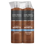 John Frieda Unisex Brilliant Brunette Colour Protecting Shampoo & Conditioner 500ml Duo Pack by - NA - One Size