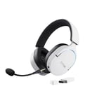 Trust GXT 491W FAYZO Casque Avec fil &sans Arceau Jouer USB Type-C Bluetooth Noir, Blanc