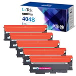 LxTek Purify Cartouches de Toner CLT-P404C CLT-404S Compatible pour Samsung C480W pour Samsung Xpress C483W C480W C430W C430 C480 C480FW C480FN (Noir Cyan Magenta Jaune, 5-Pack)