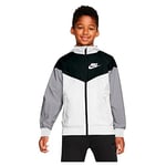 NIKE 850443-102 B NSW WR JKT HD Sweatshirt Men's White/Black/Wolf Gray/White XL