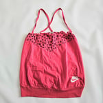 Nike Women's Red Active Strap Top Size XS Training Workout Gym Activewear NWT