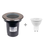 Altanbelysning AGGE Patio, GU10, 1 st + 7W lampa (6500K)