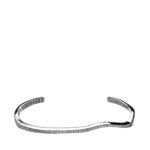 Skultuna Chêne Raw Cuff Bracelet Silver