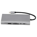 USB C Docking Station 11 In 1 Sturdy 87W Fast Charge 5Gbps Stable Quick USB Hot