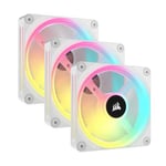 Corsair iCue Link QX120 Triple Fan Starter Kit - RGB White CO-9051006-WW