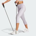 adidas Train Essentials 3-Stripes High-Waisted 3/4 Leggings Women