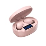 NVAHVA 10 Heures Musique Temps Bluetooth Écouteur Sans Fil Mini Casque Pour iPhone Xiao mi Android Téléphones Portables TV PC Conduite De Voiture-double rose T12