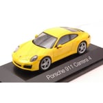 [FR] Herpa PORSCHE 911 CARRERA 4 COUPE  YELLOW 1:43 - HP7108