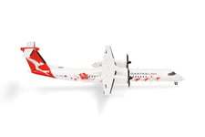 Herpa Maquette d'avion QantasLink Bombardier Q400 « Dasher-8 », Miniature à l'échelle 1/200, Objet de Collection, modèle sans Support, métal