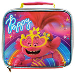 Trolls World Tour Poppy Pink Rainbow Glitter Rectangular Insulated Lunch Cool Bag by Polar Gear Thermal School Nursery Food Snacks Picnic Cooler Tote Carrier