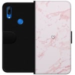 Lommeboketui til Huawei P Smart Z med Rosa Hjerte motiv