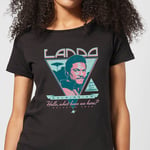 Star Wars Lando Rock Poster Women's T-Shirt - Black - L - Noir