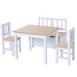 Kids Table Chair Bench Childrens Dining Table Chairs Bench Storage 3 Years+ 