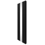 Radiateur Plat avec Miroir - 1800mm x 565mm – Noir Monstershop