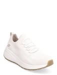 Womens Bobs Sparrow 2.0 - Allegiance Crew Låga Sneakers White Skechers