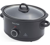 SALTER Kuro Slow Cooker - Black, Black