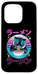 iPhone 15 Pro Tiger Eating Ramen Japanese Noodles Soup Case