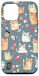 iPhone 12/12 Pro Adorable Cat Patterns Design Cute kittens patterns Case