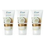 Dove Hand Cream With Coconut Oil & Almond Milk Restoring Care 75ml x 3