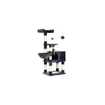 Stall Cat Tree, Play Tower 138 cm, Smoky Grey PCT060G01