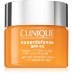 Clinique Superdefense™ SPF 40 Fatigue + 1st Signs of Age Multi Correcting Gel moisturising gel to treat the first signs of skin ageing SPF 40 50 ml