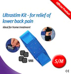 Ultrastim Kit - for relief of lower back pain -Size S/M use with BodyClock TENS