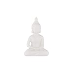 Vit Buddha-figur 18 cm